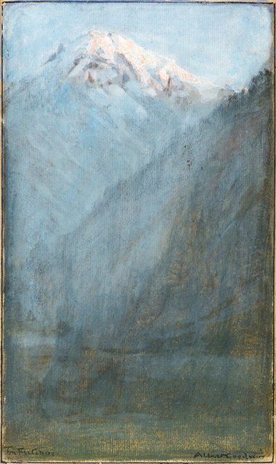 Fletschhorn (akvarell) av Albert Goodwin