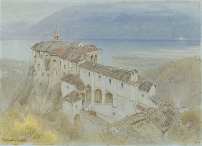 Klostret, Locarno av Albert Goodwin