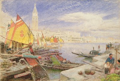 Venedig, 1893 av Albert Goodwin