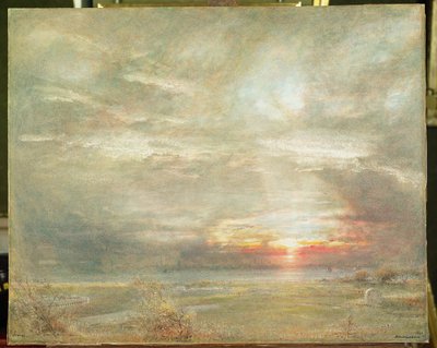 Venedig från den hebreiska kyrkogården av Albert Goodwin
