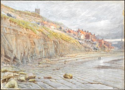 Whitby (akvarell med bläck) av Albert Goodwin