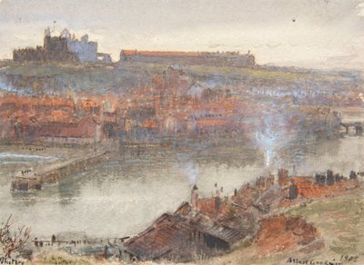 Whitby av Albert Goodwin