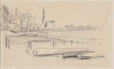 Kronborg sett från väster av Albert Gottschalk