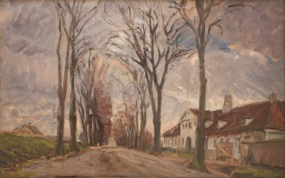 Lyngbyvejen vid Vintappergården av Albert Gottschalk