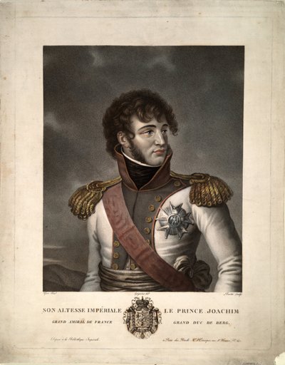 Porträtt av Joachim Murat, ca 1806 av Albert Gregorius