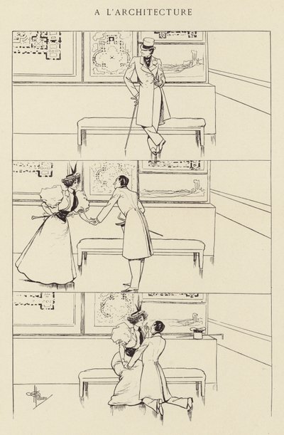 En arkitektur av Albert Guillaume