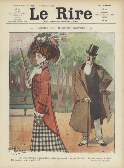 Illustration för Le Rire av Albert Guillaume