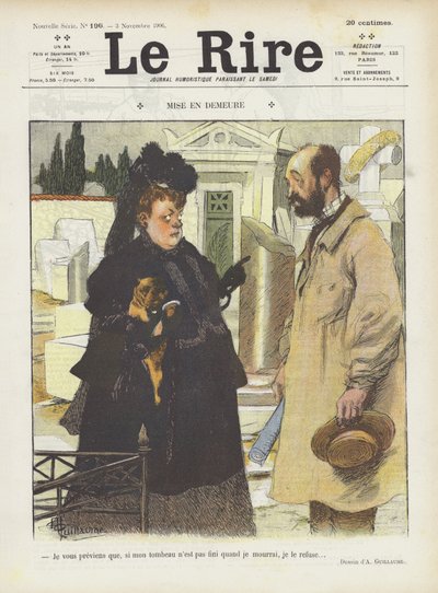 Illustration för Le Rire av Albert Guillaume