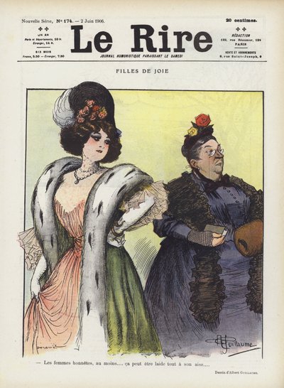 Illustration för Le Rire av Albert Guillaume