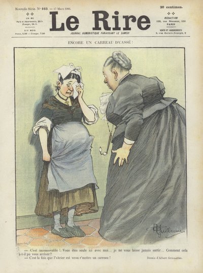 Illustration för Le Rire av Albert Guillaume