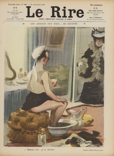 Illustration för Le Rire av Albert Guillaume