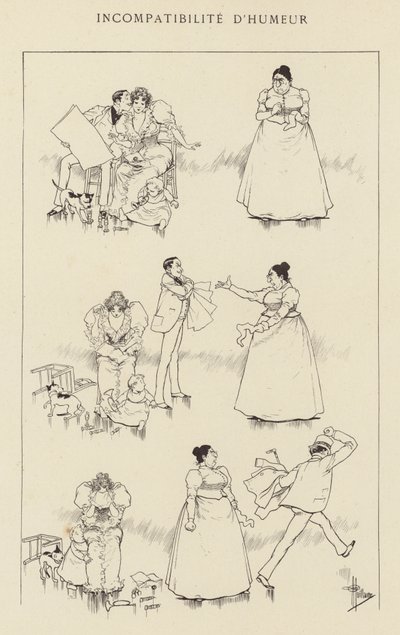 Humörinkompatibilitet av Albert Guillaume