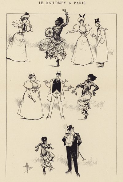 Dahomey i Paris av Albert Guillaume