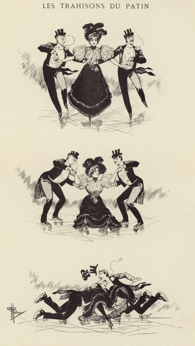 Skridskans förräderier av Albert Guillaume