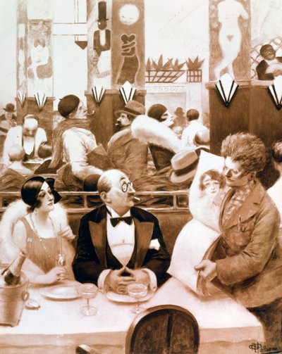 Restaurang, 1873-1942 av Albert Guillaume