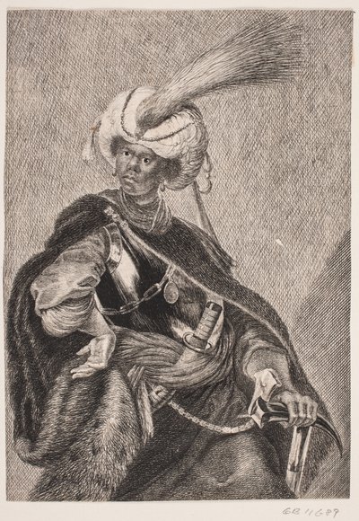 En svart afrikan i rustning av Albert Haelwegh
