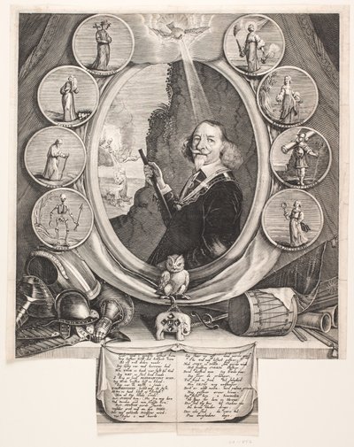 Wentzel Rothkirch. Illustration till begravningspredikan av Albert Haelwegh