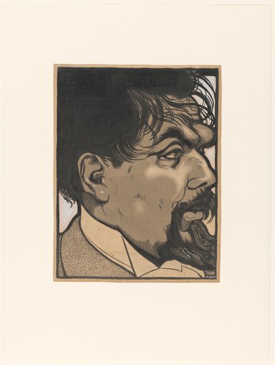 Porträtt av Jan Toorop av Albert Hahn (I)