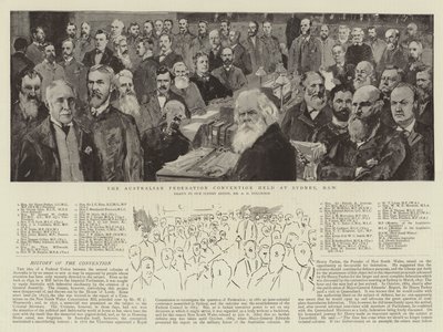 Den australiska federationens kongress i Sydney, NSW av Albert Henry Fullwood