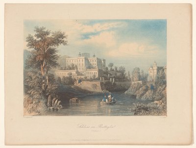 Utsikt över Castello del Catajo i Battaglia Terme Castle of Battaglia (Padua) (titel på objekt) av Albert Henry Payne
