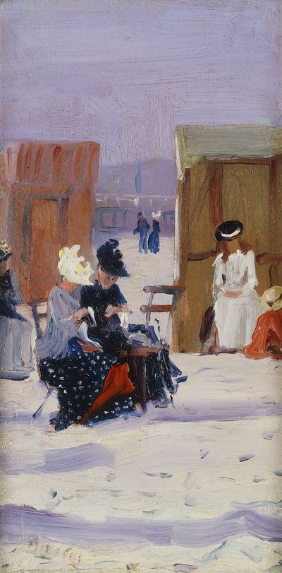 På stranden, av Albert Jnr. Ludovici