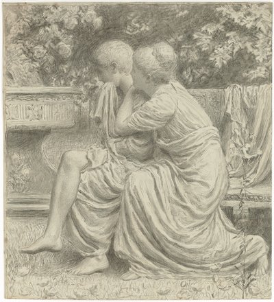 Tecknad film för "En idyll", av Albert Joseph Moore