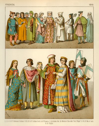 Fransk kostym 1200 av Albert Kretschmer