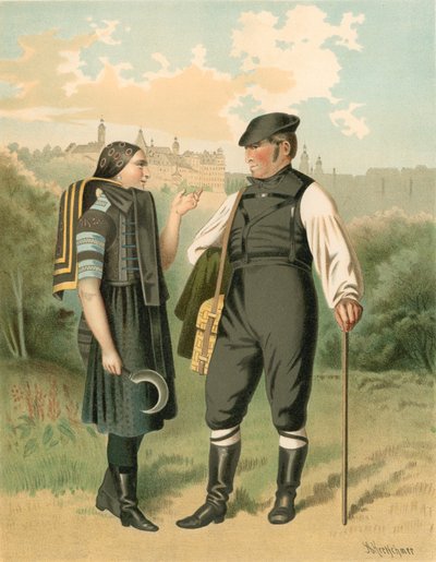 Tysk kostym, Allenburg av Albert Kretschmer