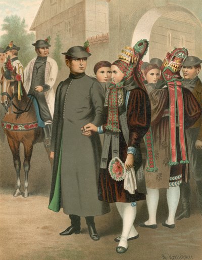 Tysk kostym, Altenburg av Albert Kretschmer