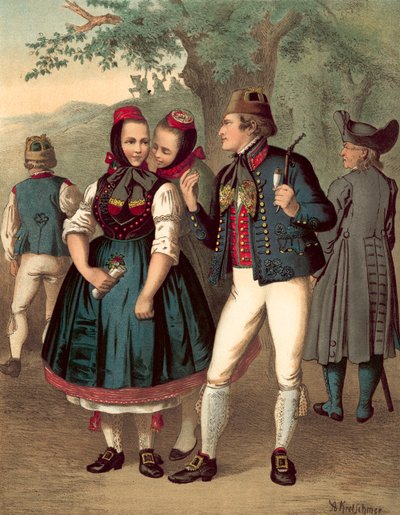 Tysk kostym, Chur-Hessen och Schwalm av Albert Kretschmer