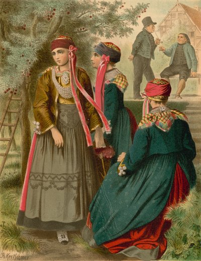 Tysk kostym, Hannover, Das alte Land av Albert Kretschmer