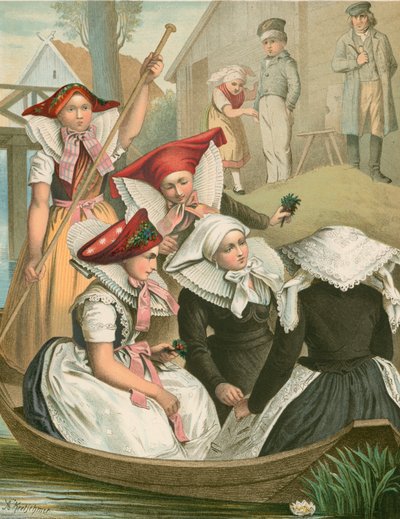 Tysk kostym, Preussen, Spreewald av Albert Kretschmer