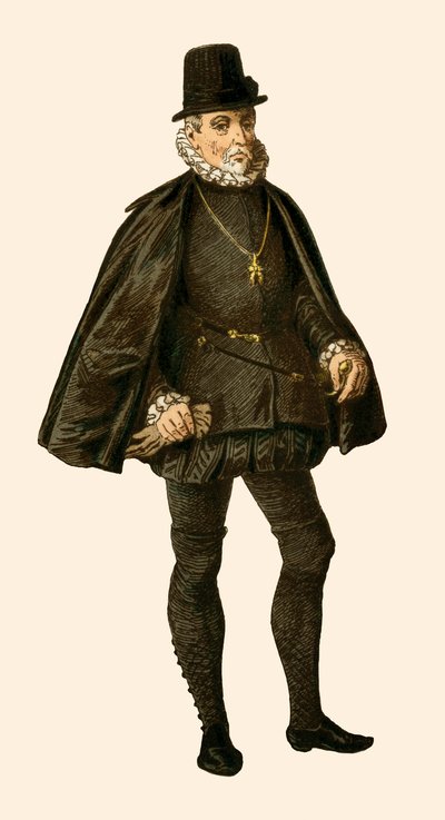 kung Filip II av Spanien av Albert Kretschmer