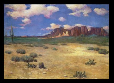 Arizona Landscape (olja på duk) av Albert Lorey Groll