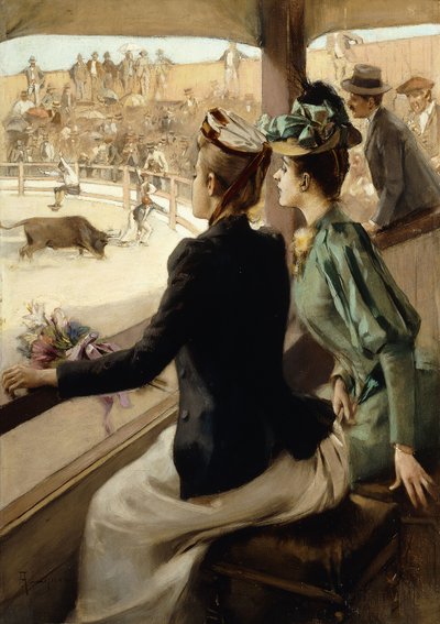 På tjurfäktningen, av Albert Lynch