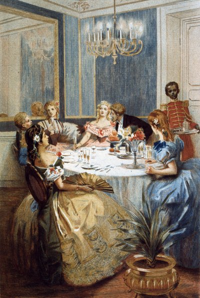 Parisiska damer från andra imperiet av Albert Lynch