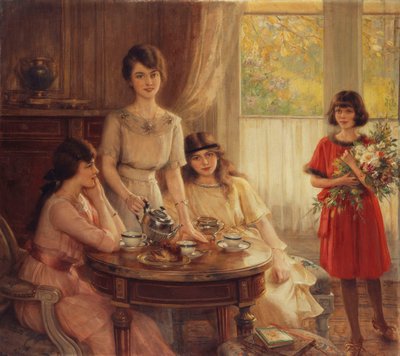Dags för te; Dags för te, av Albert Lynch
