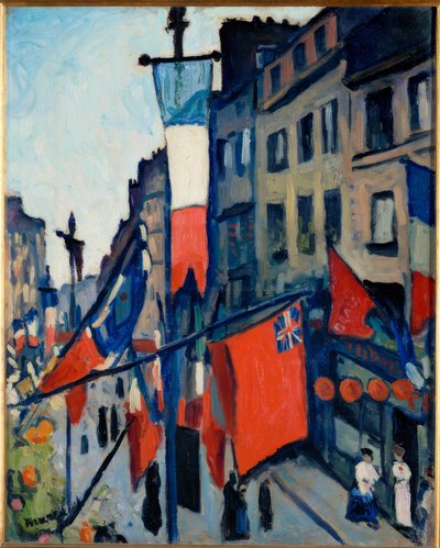 14 juli i Le Havre av Albert Marquet