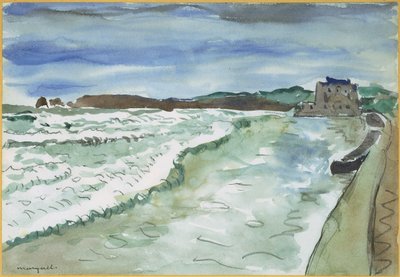 Hendaye, stranden och kasinot av Albert Marquet