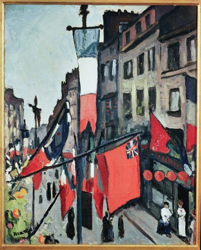 14 juli i Le Havre av Albert Marquet
