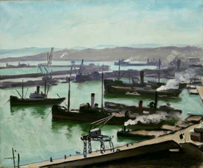 Hamnen i Alger av Albert Marquet