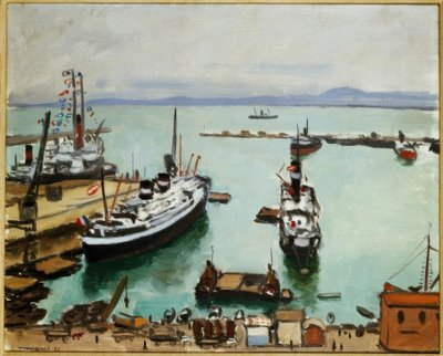 Hamnen i Alger av Albert Marquet