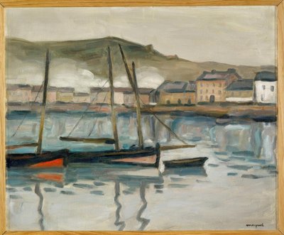 Hamnen i Fécamp av Albert Marquet