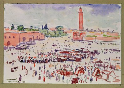 Marrakech av Albert Marquet