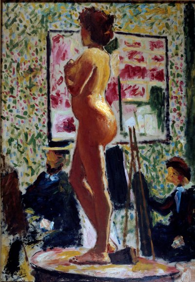 Naken sa fawn av Albert Marquet