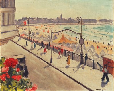 Strandpromenaden, Olonnes sand; Seaside, Les Sables d