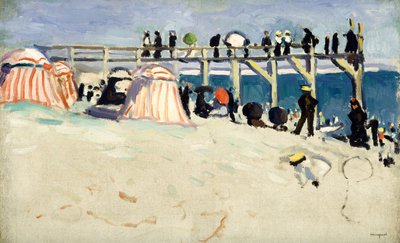 Strandpromenaden vid Sainte-Adresse av Albert Marquet