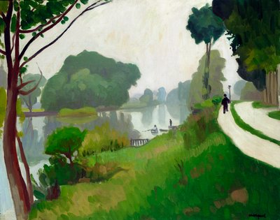 Marne vid Varenne-Saint-Hilaire av Albert Marquet