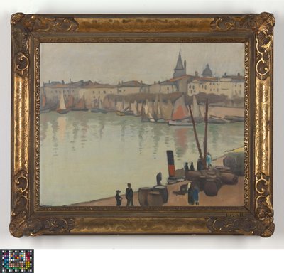 Hamnen i La Rochelle av Albert Marquet
