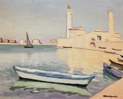 The Port of Sete (olja på duk) av Albert Marquet